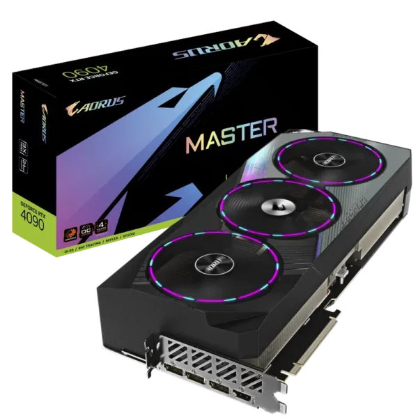 Gigabyte RTX 4090 Aorus Master 24GB GDDR6 X Graphics Card GV-N4090AORUS M-24GD - Nvidia Video Cards