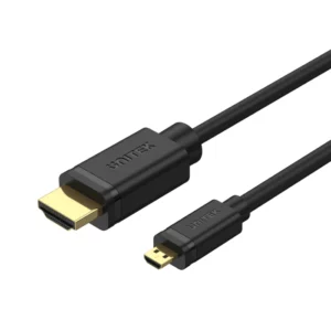 Unitek HDMI Male to Micro HDMI Male 4K 60Hz 2M High Speed Cable Black - Cables/Adapters