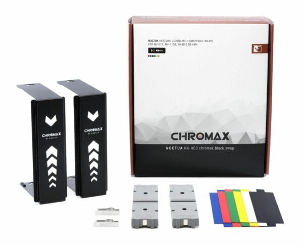 Noctua NA-HC3 Chromax Heatsink Cover for NH-D15 | NH-D15S | NH-D15 SE Black - Cooling Systems