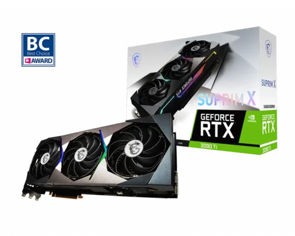 MSI GeForce RTX™ 3090 Ti SUPRIM X 24GB GDDR6X Graphics Card - Nvidia Video Cards