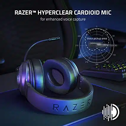 Razer Kraken V3 X Wired USB Gaming Headset RZ04-03750100-R3M1 - Computer Accessories