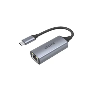 Unitek USB-C Male to Gigabit Ethernet Adapter SpaceGrey - Cables/Adapters
