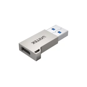 Unitek USB-A Male to USB-C Female Adapter Silver - Cables/Adapters