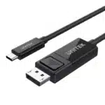 Unitek USB-C Male to DisplayPort Male 8K 1.4 Bi-Directional Cable Black