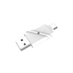 Unitek USB-A/USB-C to Micro SD Card Reader White