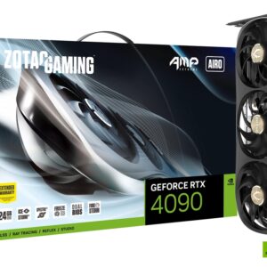 Zotac Gaming GeForce RTX 4090 AMP Extreme AIRO 24GB GDDR6X 384 Bit Graphics Card ZT-D40900B-10P - Nvidia Video Cards