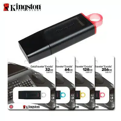 Kingston DataTraveler Exodia 32GB | 64GB | 128GB | 256GB USB 3.2 Flash Drive - Computer Accessories