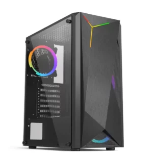Fortress Spark C10 Tempered Glass PC Case - Chassis