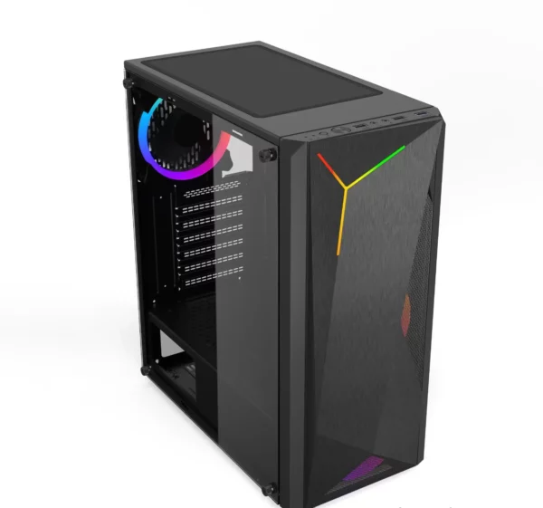 Fortress Spark C10 Tempered Glass PC Case - Chassis
