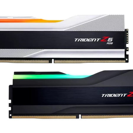G.SKILL Trident Z5 RGB Series 32GB 2 x 16GB DDR5 6000 CL40 Intel XMP 3.0 Desktop Memory F5-6000J4040F16GX2-TZ5RK/TZ5RS - Desktop Memory
