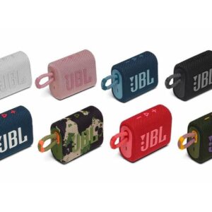 JBL Go 3 Bluetooth Speaker Black | Gray | Blue | Green | Pink | Red | White - Audio Gears and Accessories