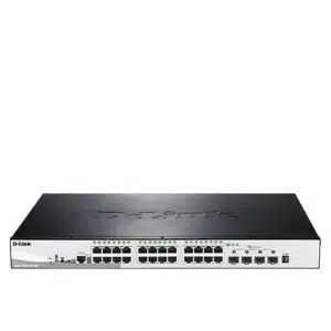 Dlink DGS-1510-28XMP 28 Port Gigabit Layer 3 Lite Stackable Smart Managed PoE Switches with 10G Uplinks - Networking Materials