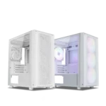Tecware Neo M Omni w/ 4x ARGB Fans/Hub mATX Midtower Chassis White