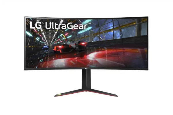 LG 38” UltraGear Curved WQHD+ Nano IPS 1ms 144Hz HDR 600 Monitor with G-SYNC® Compatibility Gaming Monitor 38GN950-B - Monitors