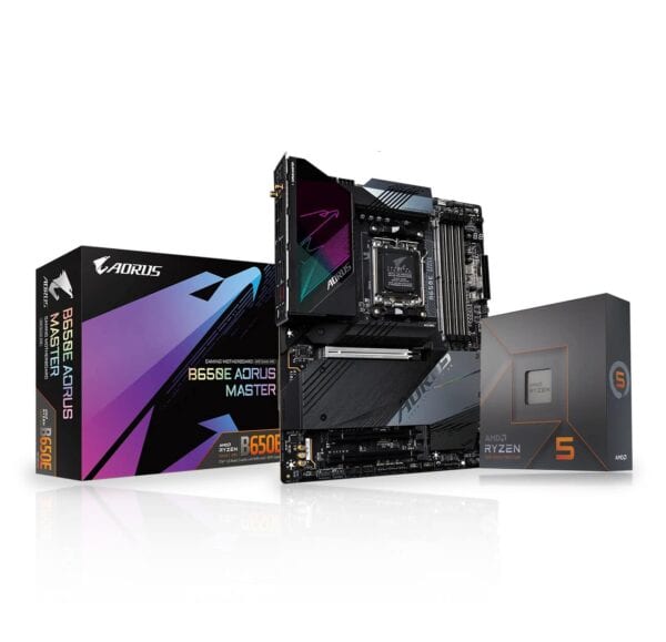 AMD Ryzen 5 7600X + Gigabyte B650 Aorus Master Motherboard and Processor Bundle - AMD Motherboards
