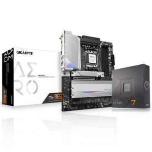 AMD Ryzen 7 7700X + Gigabyte B650 Aero G Motherboard and Processor Bundle - AMD Motherboards