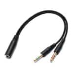 ADlink Audio Splitter 1 Female to 2 Male 23MM Cable