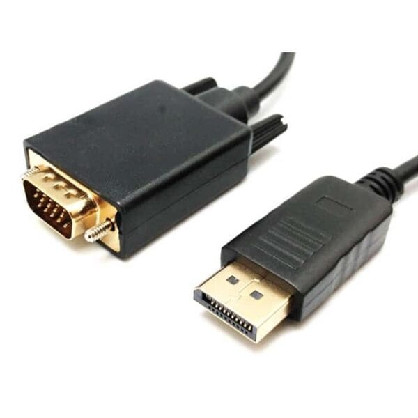 ADlink Display Port to VGA Cable Converter 1.8 Meters - Cables/Adapters