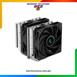 Deepcool Gammaxx AG620 Non-RGB CPU Air Cooler<div class="col-xs-12 col-sm-12 col-md-12 padding0">
<div class="col-xs-10 col-sm-10 col-md-6 col-md-offset-2 col-sm-offset-1 col-xs-offset-1 padding0 animated product_design_font28 font_color_gray wow text-uppercase fontblod text-left animated" data-wow-delay="0.2s">SUBSTANTIAL COOLING POWER: Keep things cool with up to 260W of heat dissipation power to ensure your system is performing at its peak without a sweat.</div>
<div data-wow-delay="0.2s">
<div class="col-xs-12 col-sm-12 col-md-12 padding0">
<div class="col-xs-10 col-sm-10 col-md-8 col-md-offset-2 col-sm-offset-1 col-xs-offset-1 padding0 animated product_design_font32 wow font_color_gray fontblod text-uppercase text-left fontblod animated" data-wow-delay="0.4s">BALANCED BIDIRECTIONAL HEAT PIPE TECHNOLOGY: By optimizing the internal capillary structure and injecting a precise amount of liquid, the heat pipe achieves the best heat dissipation performance regardless of whether the cooler is in a vertical or horizontal case. This perfect ratio facilitates a highly efficient phase change throughout the heat pipe and achieves lower thermal resistance over a wide TDP range.</div>
<div data-wow-delay="0.4s">
<div class="col-xs-12 col-sm-12 col-md-12 padding0">
<div class="col-xs-10 col-sm-10 col-md-8 col-md-offset-2 col-sm-offset-1 col-xs-offset-0 padding0 animated product_design_font28 font_color_gray wow text-uppercase fontblod text-left animated" data-wow-delay="0.2s">HIGH EFFICIENCY FANS: Find your optimal balance with automatic PWM support for full performance under load to silent efficiency at idle.</div>
</div>
<div class="col-xs-12 col-sm-12 col-md-12 padding0">
<div class="col-xs-10 col-sm-10 col-md-4 col-md-offset-2 col-sm-offset-1 col-xs-offset-0 padding0 animated product_design_font20 fontblod font_color_black wow text-left margintop50 animated" data-wow-delay="0.2s">300-1850 RPM ≤29.4 dB(A) 67.88 CFM</div>
<div data-wow-delay="0.2s">
<div class="col-xs-12 col-sm-12 col-md-12 padding0">
<div class="col-xs-10 col-sm-10 col-md-8 col-md-offset-2 col-sm-offset-1 col-xs-offset-1 padding0 animated product_design_font28 font_color_gray wow text-uppercase fontblod text-left animated" data-wow-delay="0.2s">SIMPLE AND SECURE: The included all-metal mounting brackets support both Intel and AMD platforms with an easy five-step installation process that maintains great contact pressure.</div>
<div data-wow-delay="0.2s">
<div class="col-xs-10 col-sm-10 col-md-2 col-md-offset-0 col-md-offset-0 col-xs-offset-0 font02 product_design_font24 font_color_white">Application For:</div>
<div class="col-xs-12 col-sm-12 col-md-9 col-md-offset-1 padding0 font02 product_design_font24">
<div class="col-xs-12 col-sm-10 col-md-6">
<div class="col-xs-10 col-sm-12 col-md-12 font03 product_design_font18 padding0 margintop10">Intel - LGA2066/2011-v3/2011/1700/1200/1151/1150/1155</div>
</div>
<div class="col-xs-12 col-sm-12 col-md-6">
<div class="col-xs-11 col-sm-11 col-md-12 font03 product_design_font18 padding0 margintop10">AMD - AM5/AM4</div>
</div>
</div>
</div>
</div>
</div>
</div>
</div>
</div>
</div>
</div>