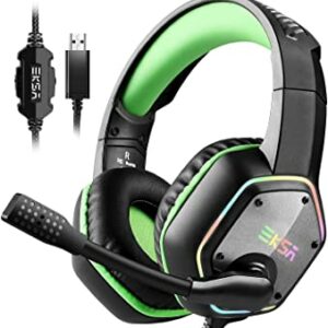 Eksa OCL E1000S Green Gaming Headphones - Computer Accessories