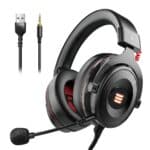 Eksa OCL E900 Pro Black + Red Gaming Headphones