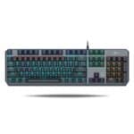 Lecoo GK301 Wired Gaming Metal Gray Keyboard Blue Switch