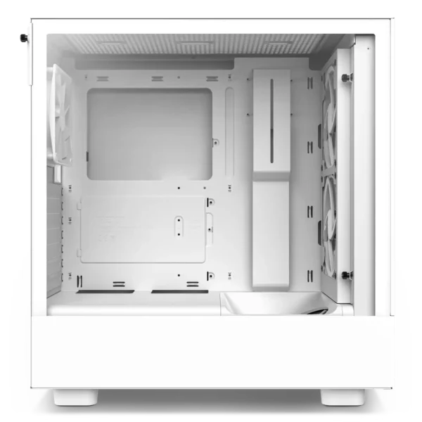 NZXT H5 Flow Compact Midtower Airflow Case Black | White - Chassis