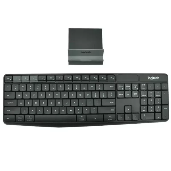 Logitech K375S Multi-Device Wireless Keyboard and Stand Combo - Computer Accessories
