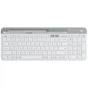Logitech K580 Slim Multi-Device Wireless Keyboard Off-White - Computer Accessories