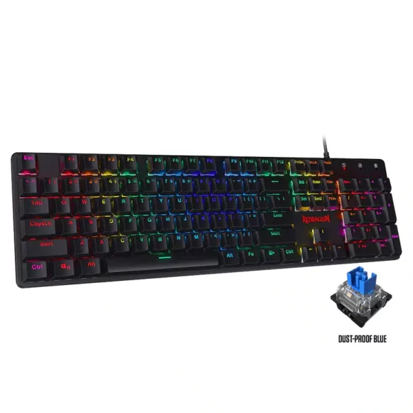 Redragon K589 Shrapnel RGB Low Profile Mechanical Gaming Keyboard - Computer Accessories