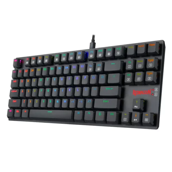 Redragon K607-RGB APS Mechanical Gaming Keyboard Black Blue Switch - Computer Accessories