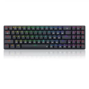 Redragon K626P-KB Ashe 78-Key Low-Profile Wired Mechanical Keyboard Blue Switch - Computer Accessories