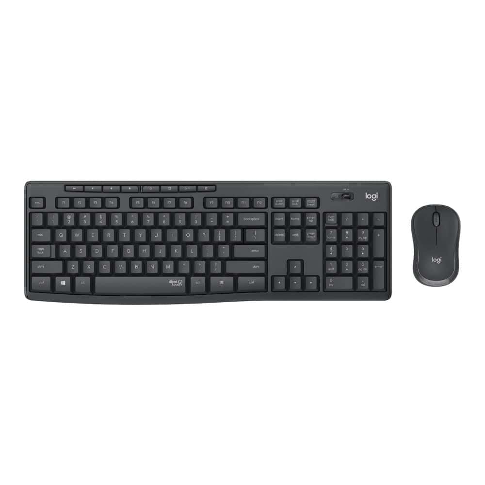 Logitech MK295 Silent Wireless Keyboard and Mouse Combo Graphite | Bermor  Techzone