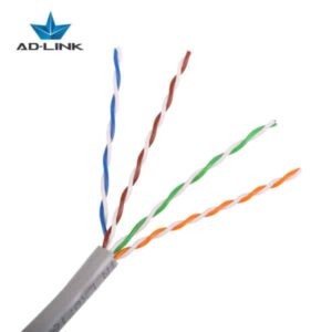 ADlink UTP Cable CAT5  E Pure Copper 0.5mm OFC 305 Meters Gray 1 Box - Cables