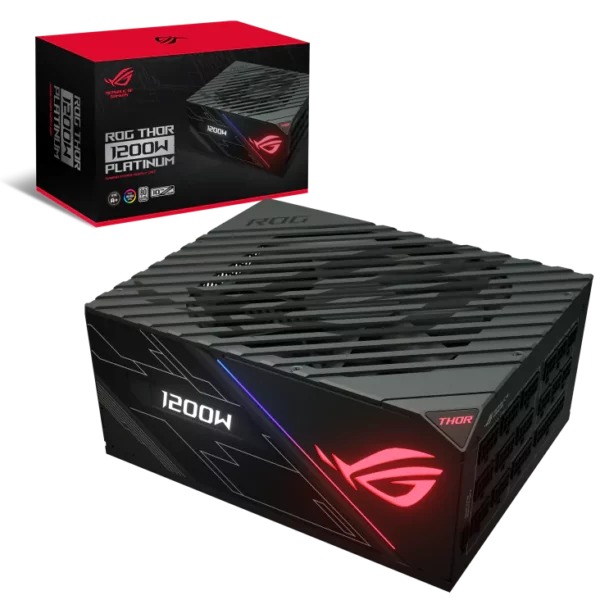 Asus ROG Thor 1200W Platinum with Aura Sync OLED Power Supply Unit - Power Sources