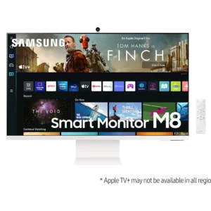 Samsung LS32BM801UEXXP 32" UHD 3840 x 2160 | Smart TV Apps | VA Panel | HDR | 60Hz | 4ms (GTG) | 400cdm | Build in WiFi and Bluetooth | Remote Controller and Built-in Speaker | Inputs: USB, Micro HDMI Monitor - Monitors