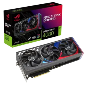 Asus ROG Strix GeForce RTX 4080 16GB GDDR6X OC Edition Graphics Card - Nvidia Video Cards