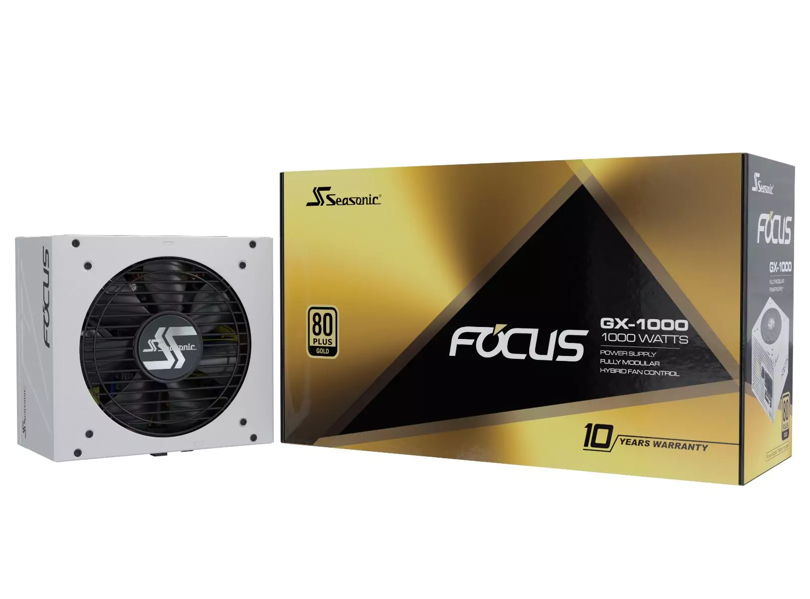 Seasonic FOCUS Gold White Edition 750W, 850W, 1000W 80+ Gold Full Modular  Power Supply Unit