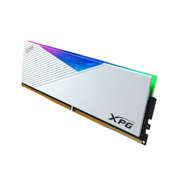 Adata XPG Lancer 32GB 2 x 16GB 288-Pin DDR5 5200 CL38 PC5 41600 White Desktop Memory Model AX5U5200C3816G-DCLARWH - Desktop Memory