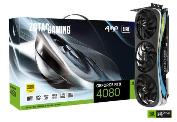 ZOTAC GAMING GeForce RTX 4080 16GB AMP Extreme AIRO Graphics Card - Nvidia Video Cards