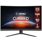 MSI Optix G32C4W 31.5" 1920x1080 FHD 165Hz 1ms FreeSync Premium Curved Gaming Monitor