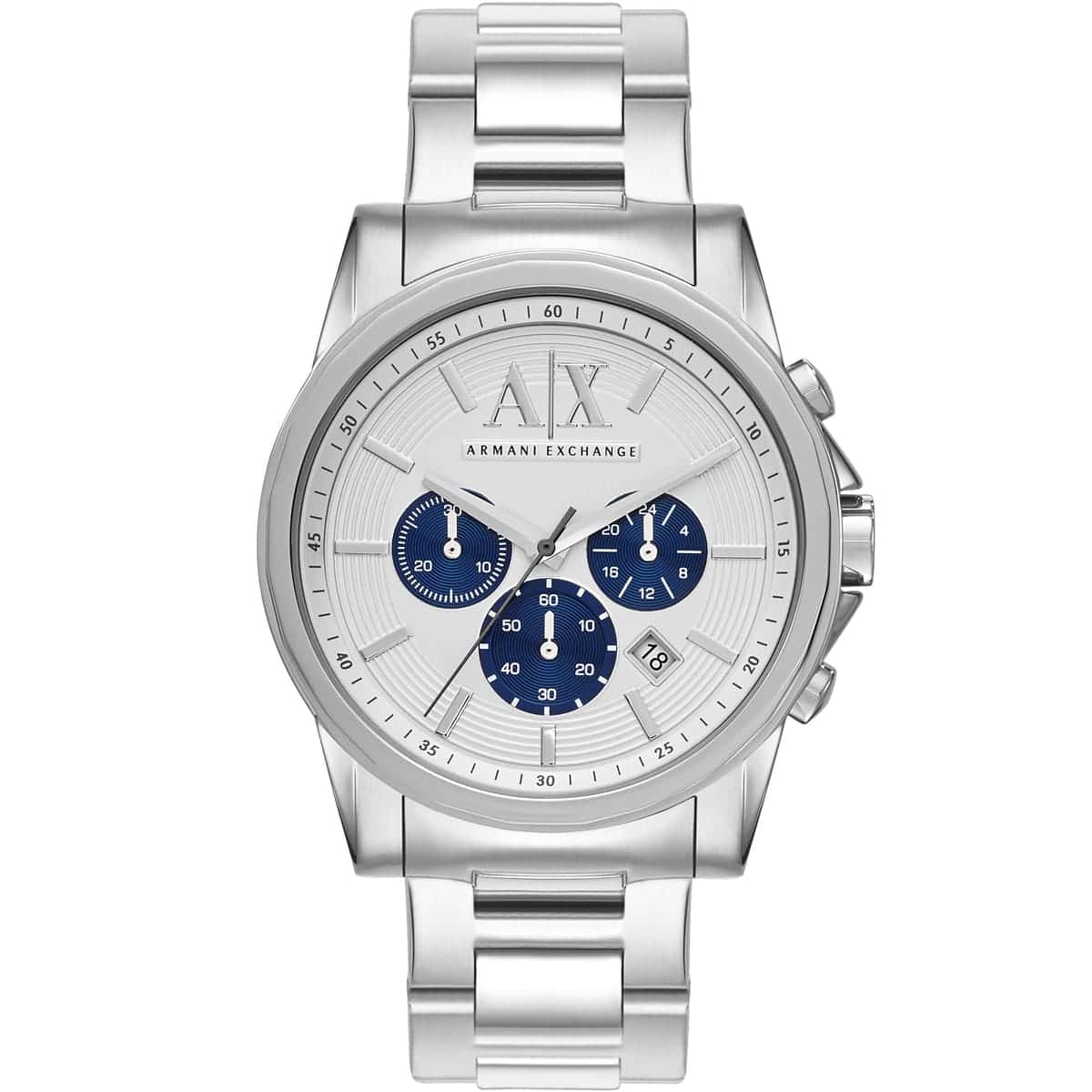 Armani Exchange 45MM AX2500 Silver Men Watch | Bermor Techzone