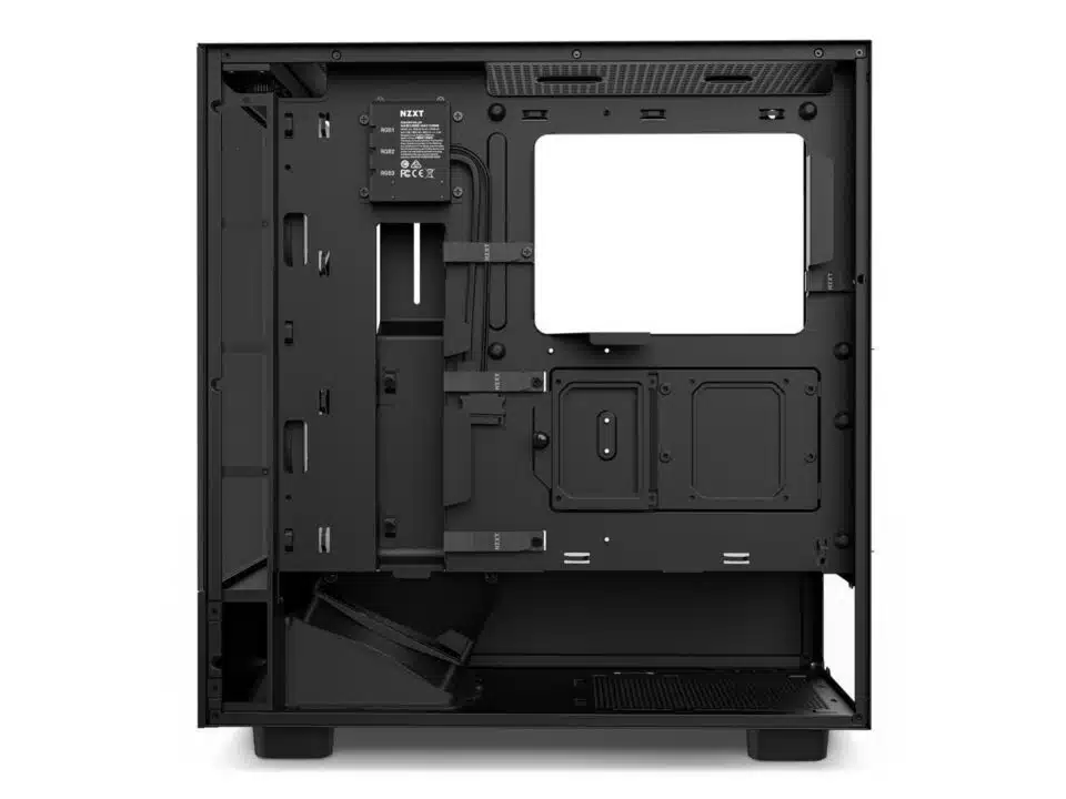 NZXT H5 Elite Matte Black | White Premium Compact Mesh Mid-Tower Case ...