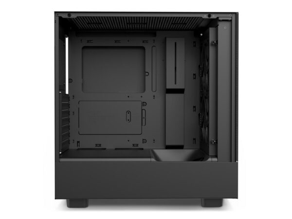 NZXT H5 Elite Matte Black | White Premium Compact Mesh Mid-Tower Case Includes 2x F140 RGB Fans + 1x F120Q non RGB Fans, Includes RGB + Fan Controller - Chassis
