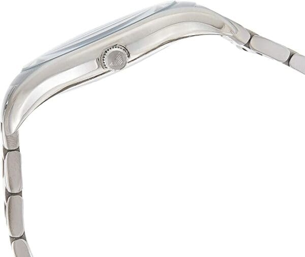 Emporio Armani 43MM Silver Bracelet & Case Quartz Blue Dial Analog Men Watch AR11085 - Fashion