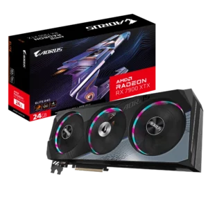 Gigabyte Aorus Radeon RX 7900 XTX Elite 24GB GDDR6 384Bit Graphics Card GV-R79XTXAORUS E-24GD - AMD Video Cards