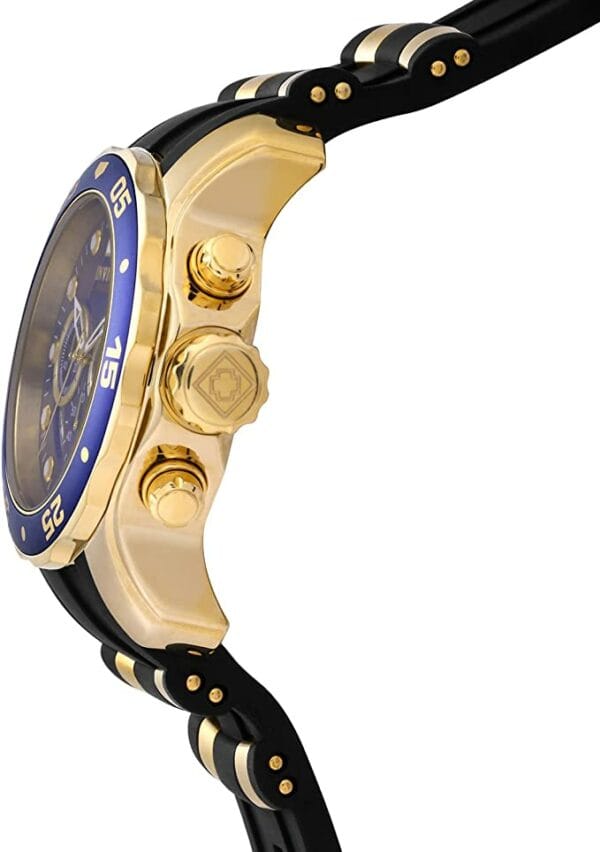 Invicta Pro Diver Collection Chronograph Blue Dial Black Polyurethane Men Watch - Model 6983 - Fashion