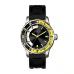 Invicta Specialty Stainless Steel Silicone Band Gold Tone Bezel Men Watch