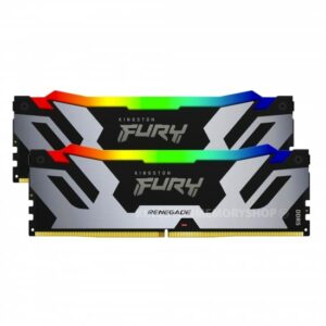 Kingston Fury Renegade Silver RGB KF564C32RSAK2-32 32GB 16GB x2 DDR5 CL32 6400MT/s Non ECC DIMM Desktop Memory - Desktop Memory