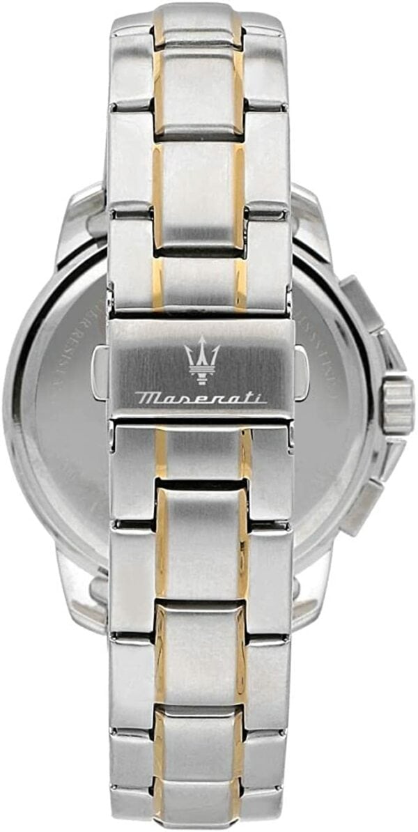 Maserati Successo 44MM Stainless Steel Quartz Chronograph Men Watch Blue/Gold - Fashion